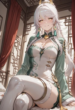 [DavionCoreArt] Zibai (Genshin Impact) (AI Generated)