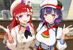 Howsir - 七瀬すず菜 ＆ 早乙女ベリー  Nanase Suzuna & Saotome Berry (harem) [AI Generated]