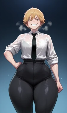 DaidoujiPV Chainsaw man - Denji femboy (XL Gallery! 50 pics) [AI Generated]