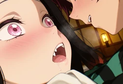 [Pixiv] (PKAI) Tanjiro and Nezuko [AI Generated]