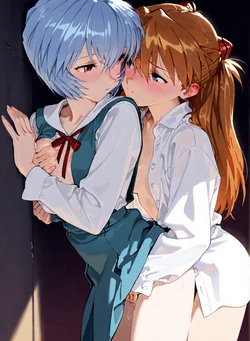 [PKAI] Asuka and Rei Style (Patreon)  [AI Generated]