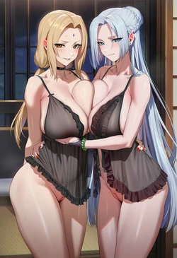 ChocoPizza - Tsunade + Inage Natsu + Raikage (280) [AI Generated]