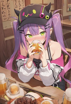 [Noi] 泥酔して犯される常闇トワ [AI Generated]