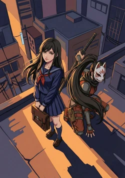 [雅居贤辈] 朝贺忍法帖 [AI Generated]