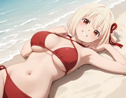 langust022 Nishikigi Chisato(remake) Lycoris Recoil 343P (Patreon). [AI Generated]