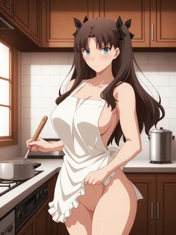 【ANIPAI】Rin Tohsaka@Kitchen [AI Generated]