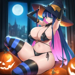 [DepressArt] Stocking ( panty & stocking with garterbelt) [AI Generated]
