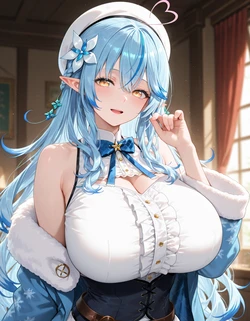 [mirai art] Yukihana Lamy (414) (AI Generated)