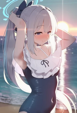 [しまむらわさび] 月雪ミヤコ(水着) NTR [AI Generated]