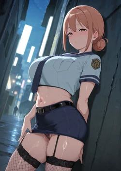 Milk tooth（nyushi）- Yuigahama yui's mother(gahamama)Sexy Police Pick up - Take home [AI Generated]