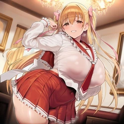 (2_share) Mine Riko 峰理子 (hidan no aria) [AI Generated]