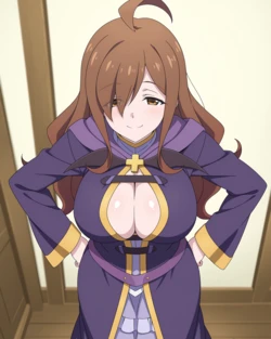 [Ponchoman] Wiz - KonoSuba || ウィズ - この素晴らしい世界に祝福を! (UNCENSORED) 70 IMAGES [AI Generated]