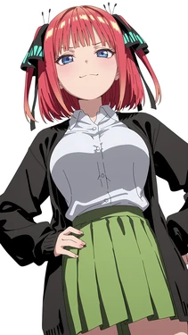 [BBStaff] 風〇郎と勢い余って学〇妊娠する中〇二乃 (Nino Nakano) [AI Generated]