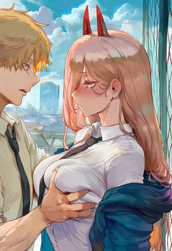 [Swirlinghawk] Denji x Power [AI Generated]