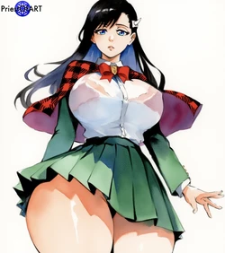 [PriestOfArt] Noel and big black friend [AI Generated]