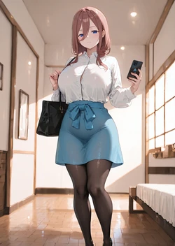 Milk tooth（nyushi）- Miku Nakano Erotic Massage [AI Generated]