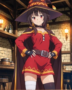 [Kinzuia_chan] Megumin from Konosuba - God's blessing on this wonderful world! [AI Generated]