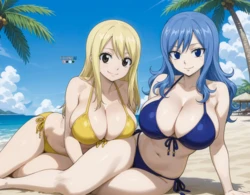 [EternoAI] Lucy and Juvia 🔞 | Fairy Tail [AI Generated]