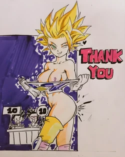 [GonzzzDraws] Kefla trainig with Gotenks (Dragon Ball Super)