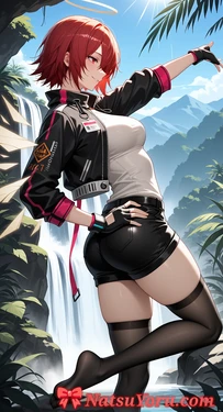 [NatsuYoru] Exusiai (Arknights) [AI Generated]