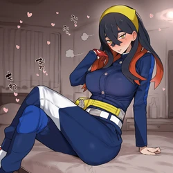 [YuinaJoy] ゼイユ carmine (pokemon) [AI Generated]