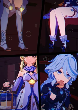 [ICECAKE]特殊的演出-芙宁娜和荧（图文）