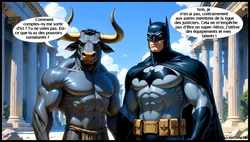 Theme: Minotaur – Part 5 – DC Comics – Artist: Nikocreations FR – [AI Generated] – [FRENCH]