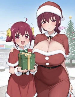 [雷門AIショップ] Hoshizora Ikuyo Santa 星空育代 (smile precure) [AI Generated]