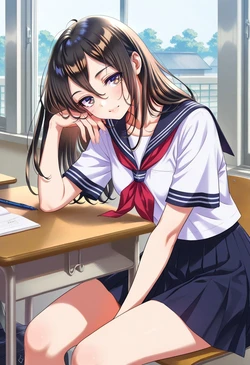 Sailor-Uniform Tease [AI Generated]