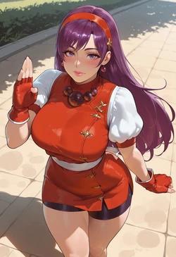kladenart - Athena Asamiya (King of Fighter) (Patreon) [AI Generated]