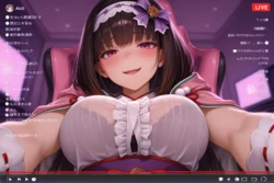 Osakabehime streaming (sample) (ai generated)