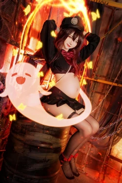 [Sally dorasnow] Genshin impact-Hu Tao-Cosplayer pregnant[AI Generated]