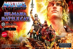 He-Man & Battle Cat - Masters of the Universe 1/4 Scale Figure - Prime 1 Studio Statue (Real Elite Masterline Collection)