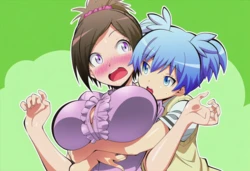 [Pixiv] Soni_AI＠リク停止中 (1072516) - Nagisa-kun, Feel Free to Squeeze Touka-chan – Thanks for the request – [AI Generated]