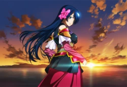 [Pixiv] Soni_AI＠リク停止中 (1072516) - Nagahide Niwa × Tentacles [AI Generated]