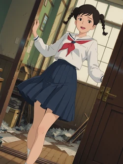 [Kei] [Tsuika 454-mai] Matsuzaki Umi 1 / Rape - Rinkan (From Up on Poppy Hill) [AI Generated]