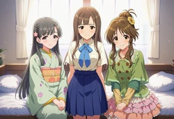 [龍山 T-YAMA] Kobayakawa Sae Mizumoto Yukari Takamori Aiko (Chikashitsu) (THE IDOLM@STER CINDERELLA GIRLS) [AI Generated]