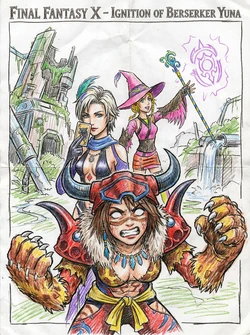 FINAL FANTASY X - Ignition of Berserker Yuna [AI GENERATED]