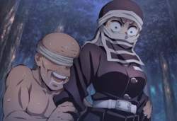 [Pixiv] 与党野党/YotouYatou (50519969) - Demon Slayer: Kakushi no Onee-san vs. the Man Being Carried [AI Generated]