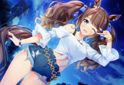 隔壁有什么好看的吗？好好看着我啊笨蛋 (Uma Musume) 【AI Generated】