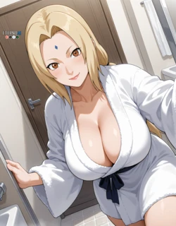 [EternoAI] Tsunade Senju 🔞 | Naruto + [EXTRAS] | Tsunade Shower (2025-05-08) [AI Generated]