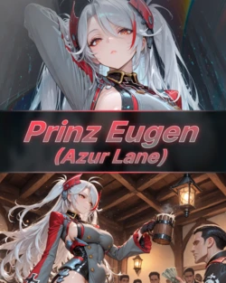 [Villain Party] 0912(Sponsored Content)--Prinz Eugen (Azur Lane) — Drinking Contest (Patreon) [AI Generated]