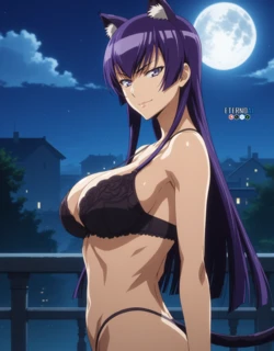 [EternoAI] Saeko Busujima 🔞 | HotD | Saeko Cat (2024-12-21) [AI Generated]