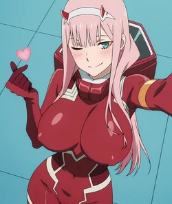 [Aindroidparanoid] Zero Two - Darling in the franxx [AI Generated]