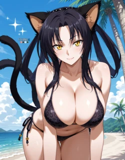 [EternoAI] Kuroka Toujou 🔞 | High School DxD + [EXTRAS] | Kuroka Leopard Bikini (2025-05-18) [AI Generated]