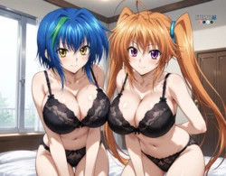 [EternoAI] Xenovia and Irina 🔞 | High School DxD + [EXTRAS] | Xenovia and Irina Black Lingerie (2025-04-02) [AI Generated]