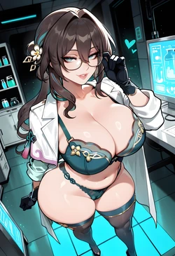 Dreamcoreart-Set -1354 Ruan Mei BWC [AI Generated]