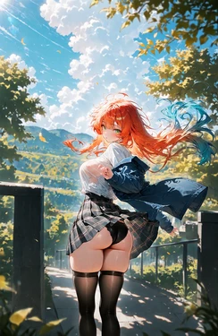 Plaid & Frills, Where the Gust Spills [AI Generated]