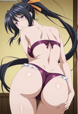 [Azurline] Akeno Himejima 1 (High School DxD) #1 - REQUEST (Patreon) [AI Generated]