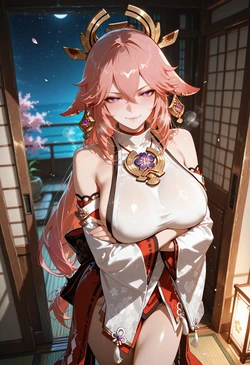 Paperhero - Yae Miko 八重神子 [AI Generated]